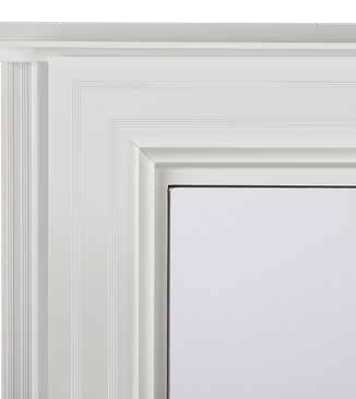 Close-up of the Classic 2-inch aluminum storm door frame